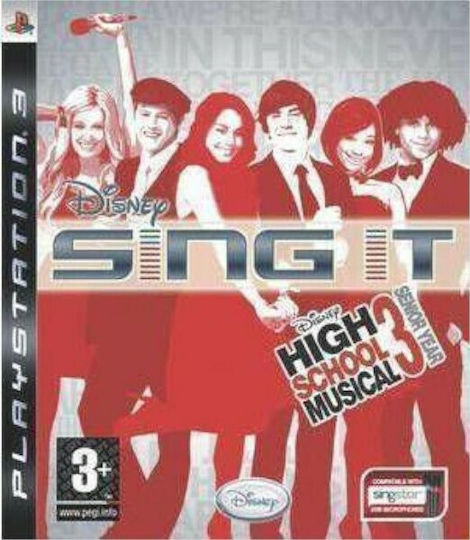 Disney Sing It High School Musical 3 Senior Year PS3 Игра (Употребявано)