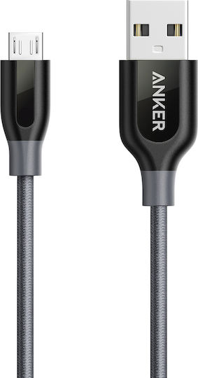 Anker PowerLine+ 1.8m Braided USB 2.0 to micro USB Cable (A81430A1)