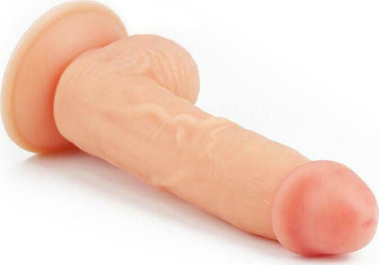 Lovetoy The Ultra Soft Dude Ρεαλιστικό Dildo με Όρχεις και Βεντούζα Flesh 20cm