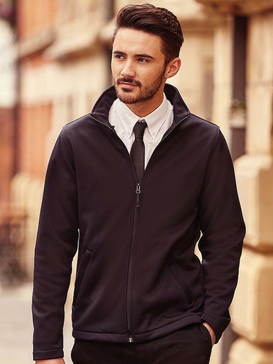 Russell Europe Smart Unisex Διαφημιστική Ζακέτα Μακρυμάνικη σε Μαύρο Χρώμα