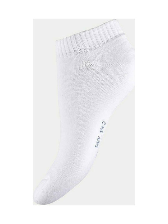 Walk Women's Solid Color Socks White
