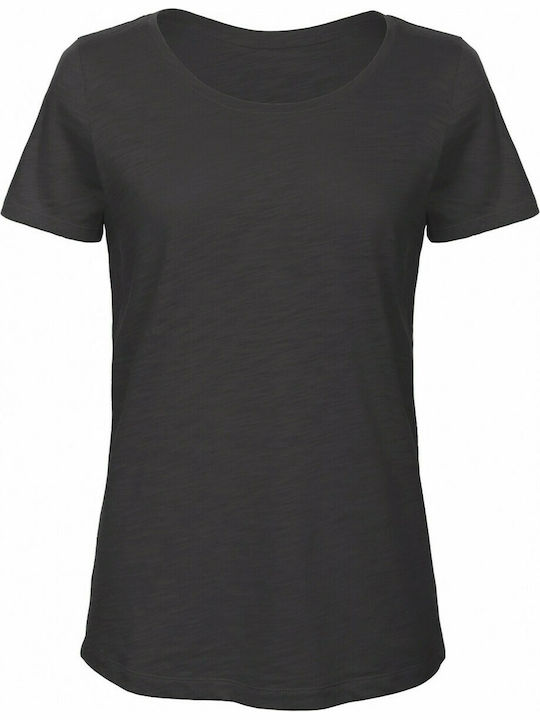 B&C TW047 Women's Short Sleeve Promotional T-Shirt Black