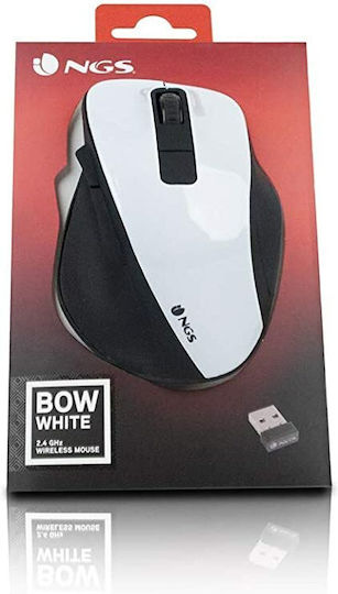 NGS Bow Ασύρματο Mini Ποντίκι Λευκό