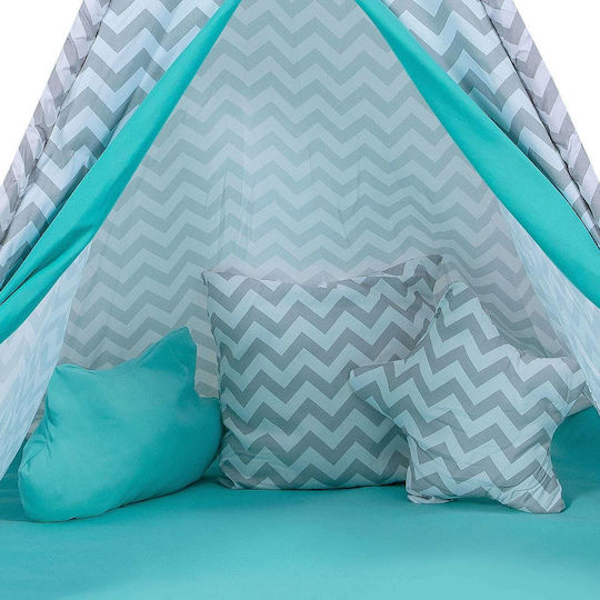 Baby Adventure Kids Indian Teepee Play Tent Wave Gray