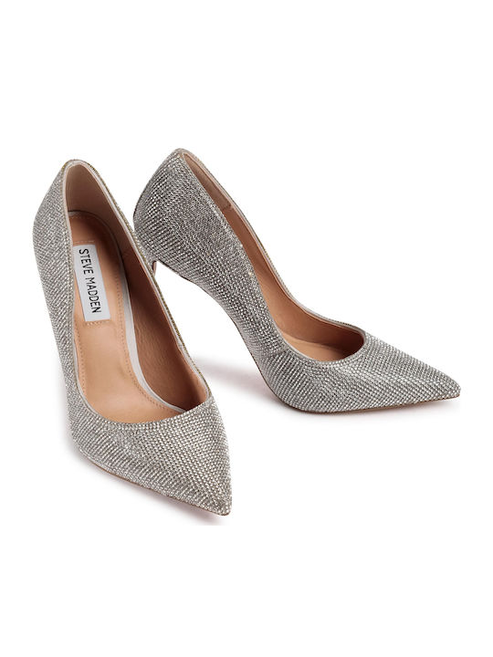 Vala R Leder Pumps Silber