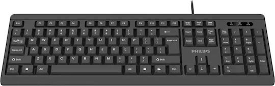 Philips SPK6224 Само клавиатура Английски US Черен