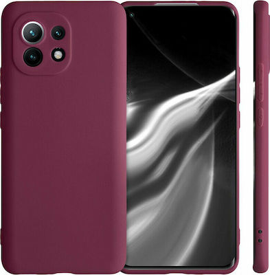 KWmobile Silicone Back Cover Burgundy (Xiaomi Mi 11)