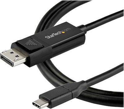 StarTech USB 2.0 Cable USB-C male - DisplayPort male Black 2m (CDP2DP142MBD)