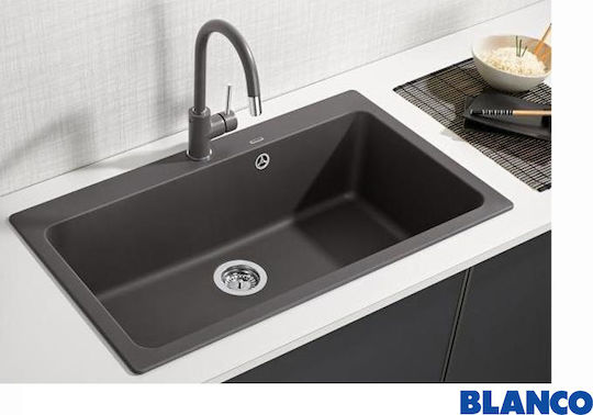 Blanco Naya XL 9 Ένθετος από Συνθετικό Γρανίτη Μ86xΠ51cm Anthracite