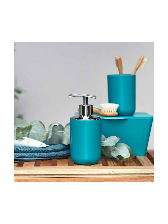 Wenko Brasil Tabletop Plastic Dispenser Blue