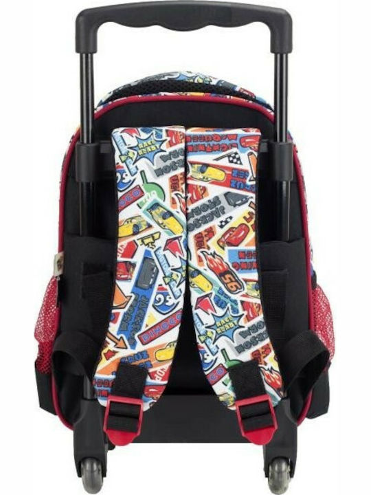 Gim Let's Race Kindergarten School Trolley Bag Multicolour L25xW15xH35cm