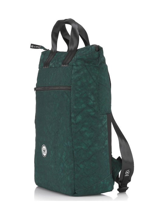 Airpaq Basiq Fabric Backpack Waterproof Green 19lt