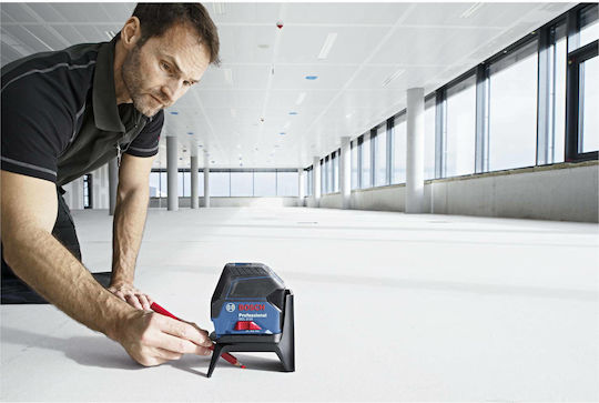 Bosch GCL 2-15 + RM 1 Self-leveling Linear Laser Level Red Beam 1.5V with Working Range 15m