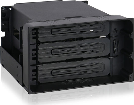 Icy Dock Flexidock Θήκη για 3 Σκληρούς Δίσκους 3.5" SATA III