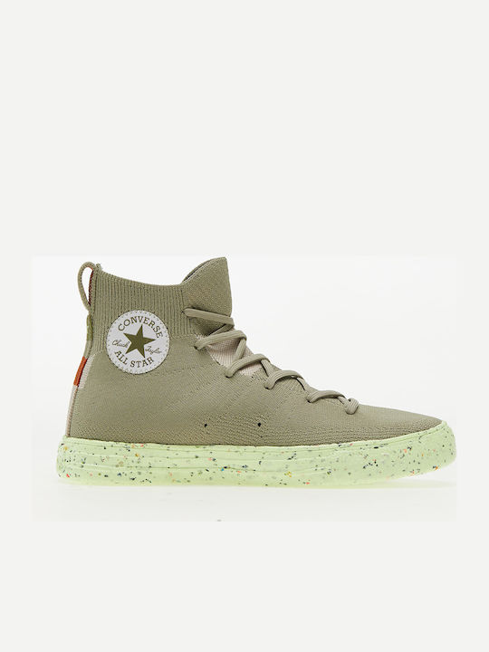 Converse Chuck Taylor All Star Ankle Boots with Socks Khaki