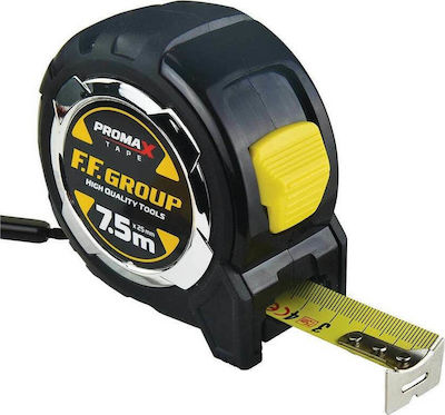 F.F. Group Tape Measure with Auto-Rewind 25mm x 7.5m