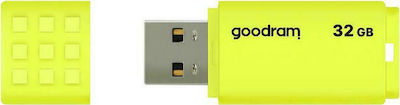 GoodRAM UME2 32GB USB 2.0 Stick Κίτρινο