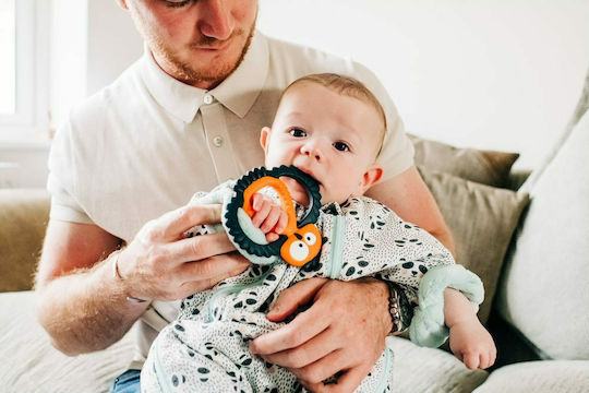 Tommee Tippee Owl Silicone Teething Ring for 3 m+