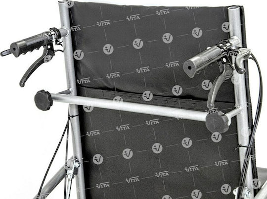 Vita Orthopaedics VT509 Rollstuhl Klappbar Besondere Art Mit Rückenlehne Rollstuhl Recliner Transit mit WC 44cm 09-2-112