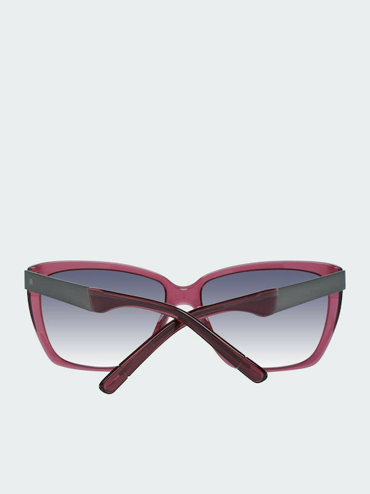 Ochelari De Soare Pentru Femei Cu Ramă Roșie Din Plastic / Acetat Și Lentile Degrade