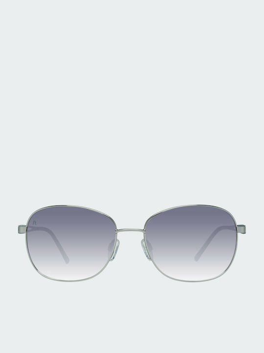 Rodenstock Γυαλιά Ηλίου Ασημί με Κοκκάλινο Σκελετό Rodenstock Γυαλιά Ηλίου Ασημί με Κοκκάλινο Σκελετό
