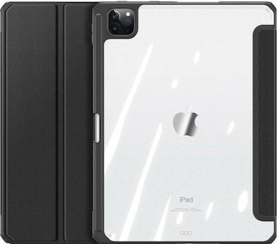 Dux Ducis Toby Flip Cover Πλαστικό / Δερματίνης Μαύρο (iPad Pro 2021 12.9")