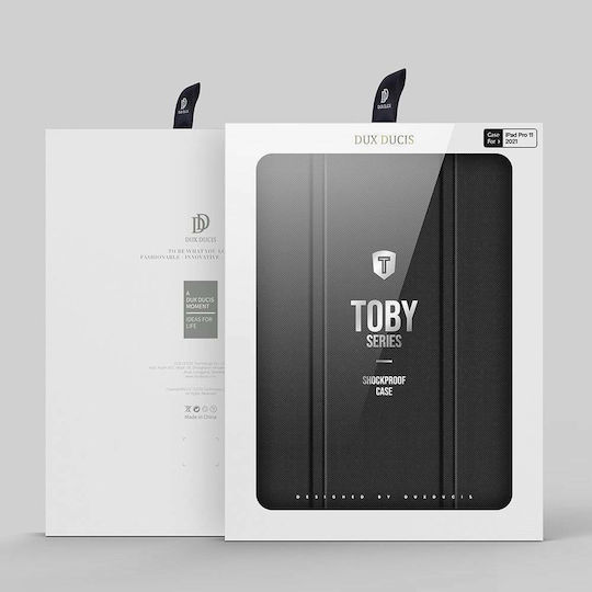 Dux Ducis Toby Flip Cover Ανθεκτική Μαύρη (iPad Air 2020/2022)