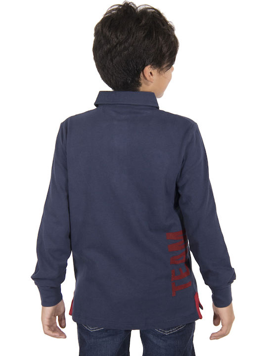 U.S. Polo Assn. Kids Polo Long Sleeve Blue