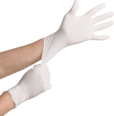 Maxter Latex Examination Gloves Powder Free White 100pcs