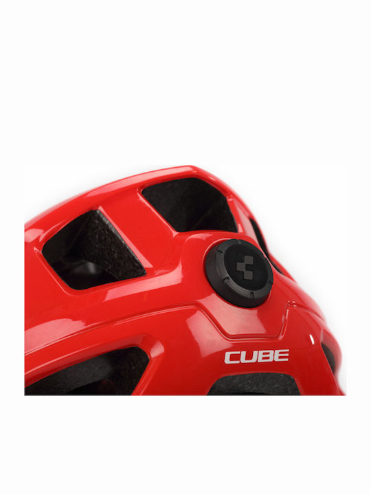 CUBE Steep Art Bicycle Helmet Mountain Red