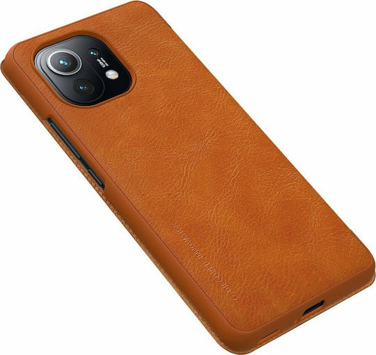 Nillkin Qin Book Piele artificială Maro (Xiaomi Mi 11)