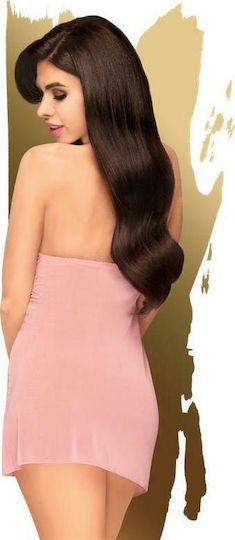 Penthouse Bedtime Story Chemise Sexy Σετ με Ρόμπα Pink