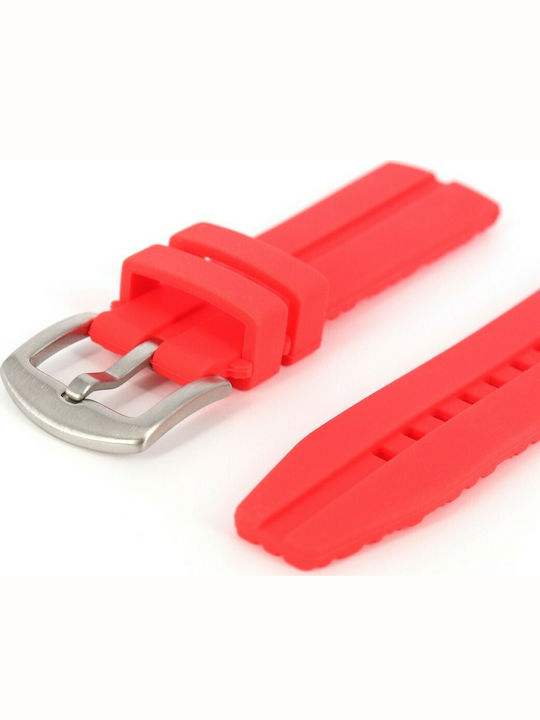 Tzevelion S 02 Gummi-Armband Rot 22mm