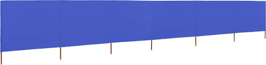 vidaXL Fabric Fence Panel in Blue Color 80cm x 8.0m