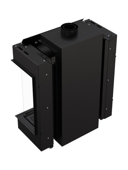 Kratki Leo LP 76 62 G20 Kaminofen Gas Warmluft 8.6kW Dreiseitige mit fester Tür