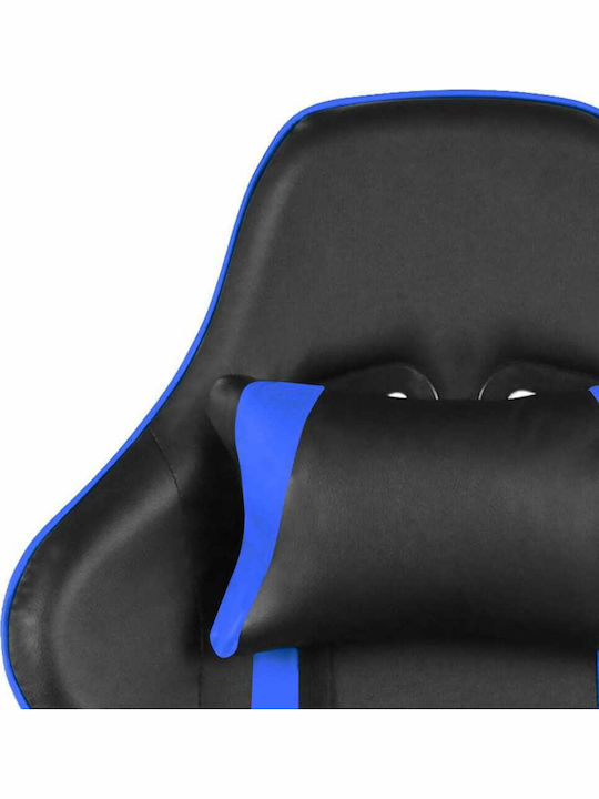 vidaXL 20485 Gaming Chair with Adjustable Arms and Footrest Black / Blue