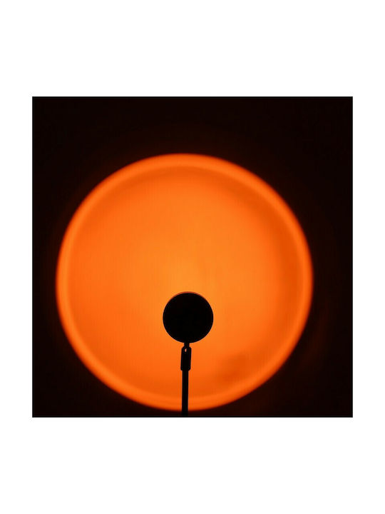 GloboStar Sunset 180° LED Φωτιστικό Δαπέδου Υ94xΜ87.5εκ. με Ρυθμιζόμενο Λευκό Φως Μαύρο