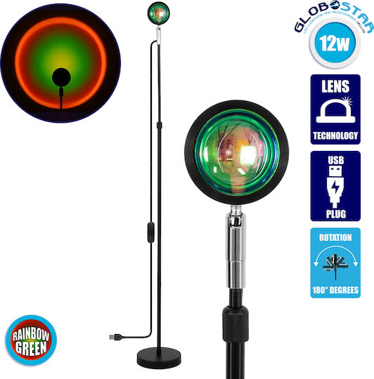 GloboStar LED Stehleuchte H94xB87.5cm. mit Einstellbarem Weißem Licht Schwarz