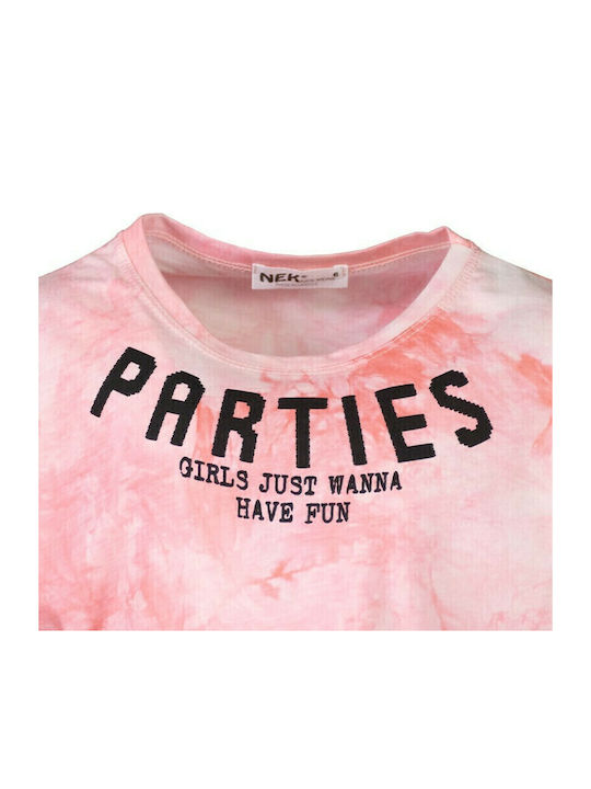 Kids' Set with Shorts Summer 2pcs Pink