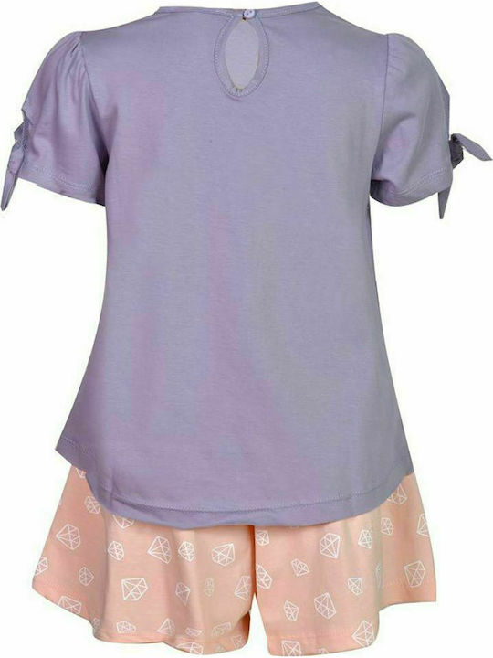 BodyTalk Kids Set with Shorts Summer 2pcs Purple