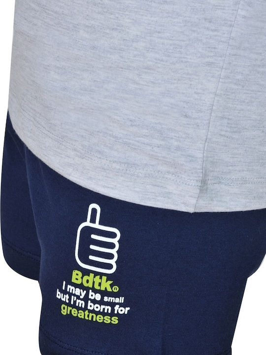 BodyTalk Kinder Set mit Shorts Sommer 2Stück Gray