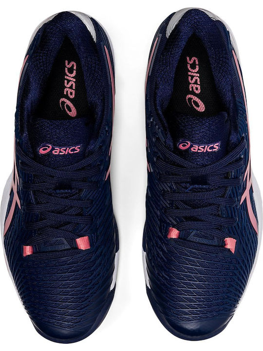 ASICS Solution Speed FF 2 Women's Tennis Shoes for Clay Courts Peacoat / Smokey Rose