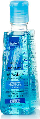 InterMed Reval Hand Gel Antiseptic 100ml Crystal Water