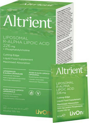 Altrient Liposomal R-Alpha Lipoic Acid 226mg 30 x 5.7ml