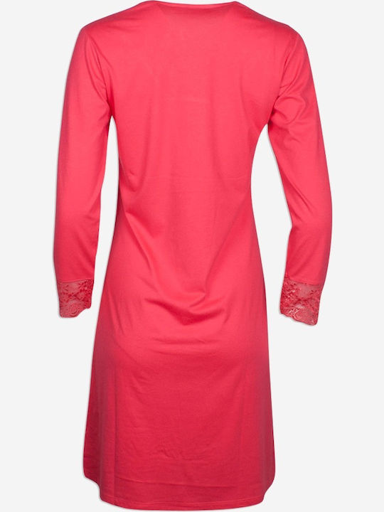 Pierre Cardin Winter Women's Nightdress Fuchsia 7398