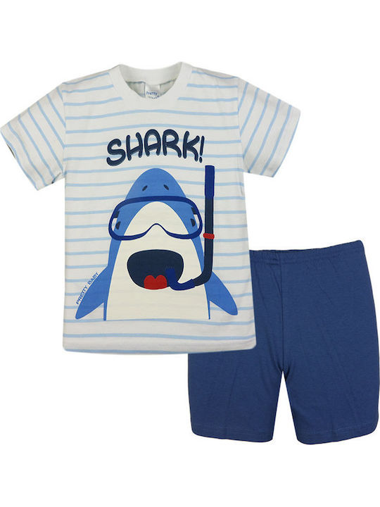 Pretty Baby Kids' Pajamas Summer Blue