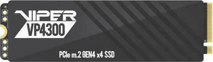 Patriot Viper VP4300 SSD 1TB M.2 Type with PCI Express 4.0 Communication Protocol and Heatsink PS5 Compatible