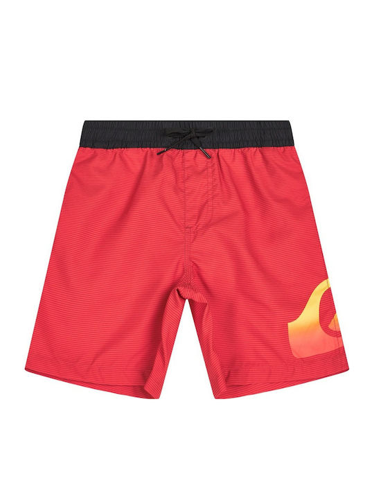 Quiksilver Kinder Badeanzug Badeshorts Rot