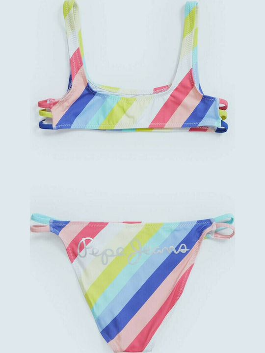 Pepe Jeans Alejandra Παιδικό Μαγιό Μπικίνι Πολύχρωμο Pepe Jeans Alejandra Παιδικό Μαγιό Μπικίνι Πολύχρωμο