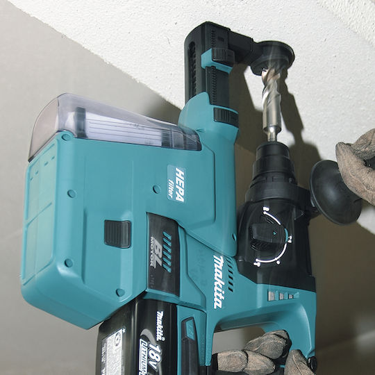 Makita DHR243RTJW Κρουστικό Σκαπτικό Πιστολέτο Μπαταρίας 18V Solo με Υποδοχή SDS Plus DHR243RTJW